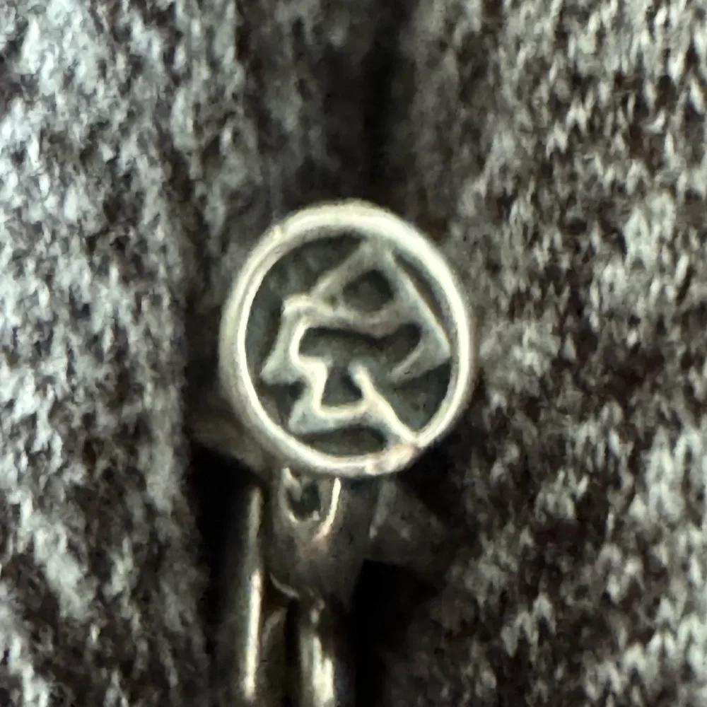 Travis Walker Double Cross Fish Hook Pendant with Chain in Solid Sterling Silver - Picture 6 of 9